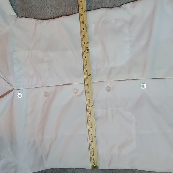 Medline MDT11WHT16E Women's Staff Length Lab Coat, White, Size 16 - Picture 4 of 8